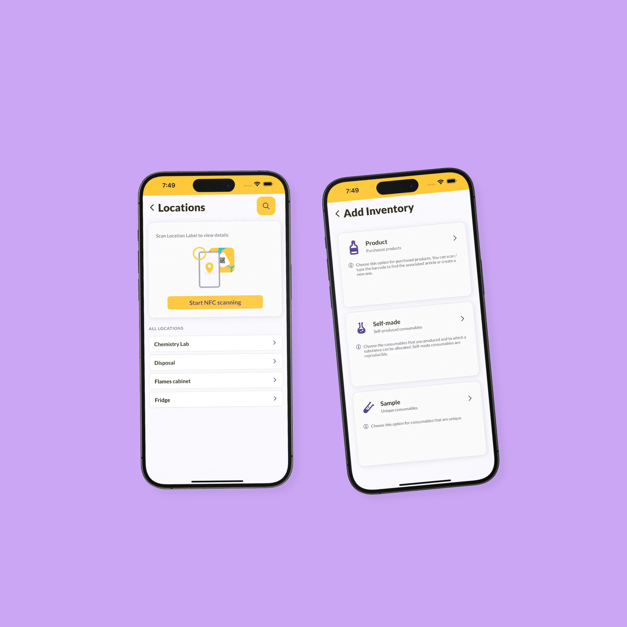 Merck flutter app lavender square preview